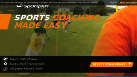 What Sportplan.net website looked like in 2015 (8 years ago)