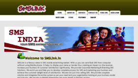 What Smslink.in website looked like in 2015 (8 years ago)