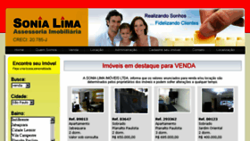What Sonialimaimoveis.com.br website looked like in 2015 (8 years ago)
