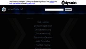 What Serverhome.net website looked like in 2015 (8 years ago)