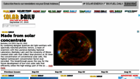 What Solardaily.com website looked like in 2015 (8 years ago)