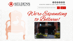 What Seldens.com website looked like in 2015 (8 years ago)