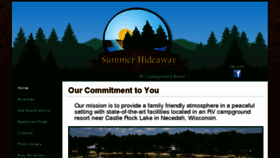 What Summerhideawayrv.com website looked like in 2015 (8 years ago)