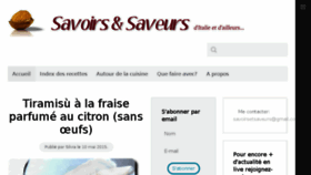 What Savoirsetsaveurs.com website looked like in 2015 (8 years ago)