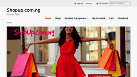 What Shopup.com.ng website looked like in 2015 (8 years ago)