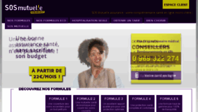 What Sos-mutuelle-sante.fr website looked like in 2015 (8 years ago)