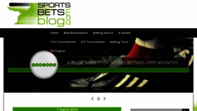 What Sportsbetsblog.com website looked like in 2015 (8 years ago)