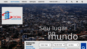 What Socialimoveis.com.br website looked like in 2015 (8 years ago)