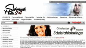 What Schmuckhalle24.de website looked like in 2015 (8 years ago)