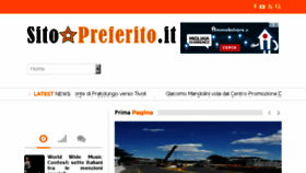 What Sitopreferito.it website looked like in 2015 (8 years ago)