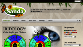 What Sanda.us website looked like in 2015 (8 years ago)