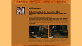 What Schreinerei-neufeind.de website looked like in 2015 (8 years ago)