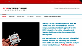 What Sosinteractive.com website looked like in 2015 (8 years ago)