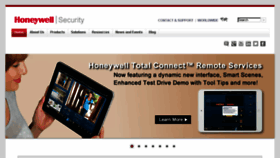 What Security.honeywell.com website looked like in 2015 (8 years ago)