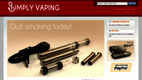 What Simplyvaping.com website looked like in 2015 (8 years ago)