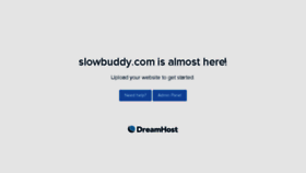 What Slowbuddy.com website looked like in 2015 (8 years ago)