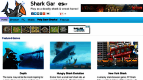 What Sharkgame.net website looked like in 2015 (8 years ago)