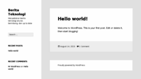 What Situsgaptek.com website looked like in 2015 (8 years ago)