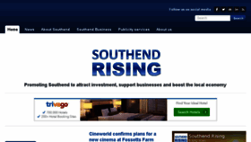 What Southendrising.com website looked like in 2015 (8 years ago)