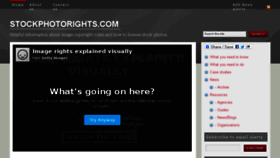 What Stockphotorights.com website looked like in 2015 (8 years ago)