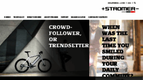 What Stromer.ch website looked like in 2015 (8 years ago)