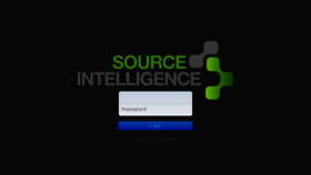 What Sourceintelligence.net website looked like in 2015 (8 years ago)