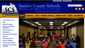 What Sumterschools.org website looked like in 2015 (8 years ago)