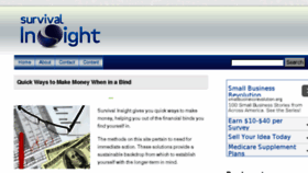 What Survivalinsight.com website looked like in 2015 (8 years ago)