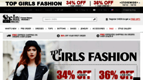 What Shein.com website looked like in 2015 (8 years ago)