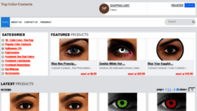 What Shopcoloredcontacts.com website looked like in 2015 (8 years ago)