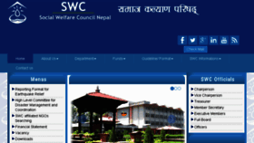 What Swc.org.np website looked like in 2015 (8 years ago)