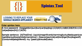 What Spintaxtool.com website looked like in 2015 (8 years ago)