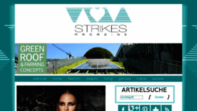 What Strikes-magazine.de website looked like in 2015 (8 years ago)