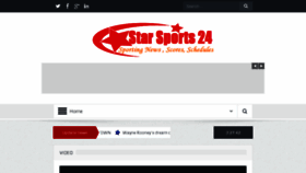 What Starsports24.com website looked like in 2015 (8 years ago)