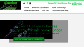 What Smokersheavenkc.com website looked like in 2015 (8 years ago)