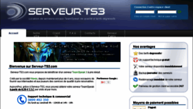 What Serveur-ts3.com website looked like in 2015 (8 years ago)