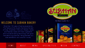 What Subhanbakery.com website looked like in 2015 (8 years ago)