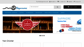 What Sigaramo.com website looked like in 2015 (8 years ago)