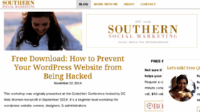 What Southernsocialmarketing.com website looked like in 2015 (8 years ago)
