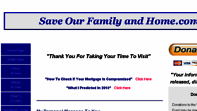 What Saveourfamilyandhome.com website looked like in 2015 (8 years ago)