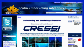 What Scuba-snorkeling-adventures.com website looked like in 2015 (8 years ago)