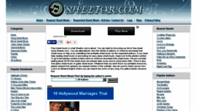 What Sheetor.com website looked like in 2015 (8 years ago)