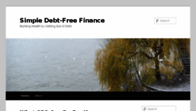 What Simpledebtfreefinance.com website looked like in 2015 (8 years ago)