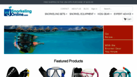 What Snorkelingonline.com website looked like in 2015 (8 years ago)