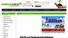 What Solounclick.com.mx website looked like in 2015 (8 years ago)