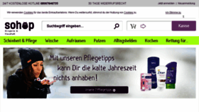 What Sohop.de website looked like in 2015 (8 years ago)