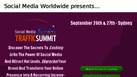 What Socialmediatrafficsummit.com website looked like in 2015 (8 years ago)