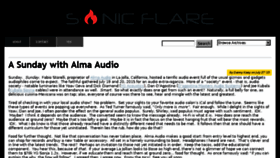 What Sonicflare.com website looked like in 2015 (8 years ago)
