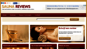 What Sauna-review.nl website looked like in 2015 (8 years ago)