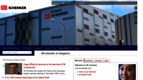 What Schenker.com.sg website looked like in 2015 (8 years ago)